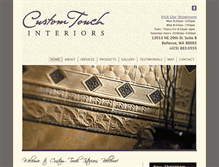 Tablet Screenshot of customtouchinteriors.net
